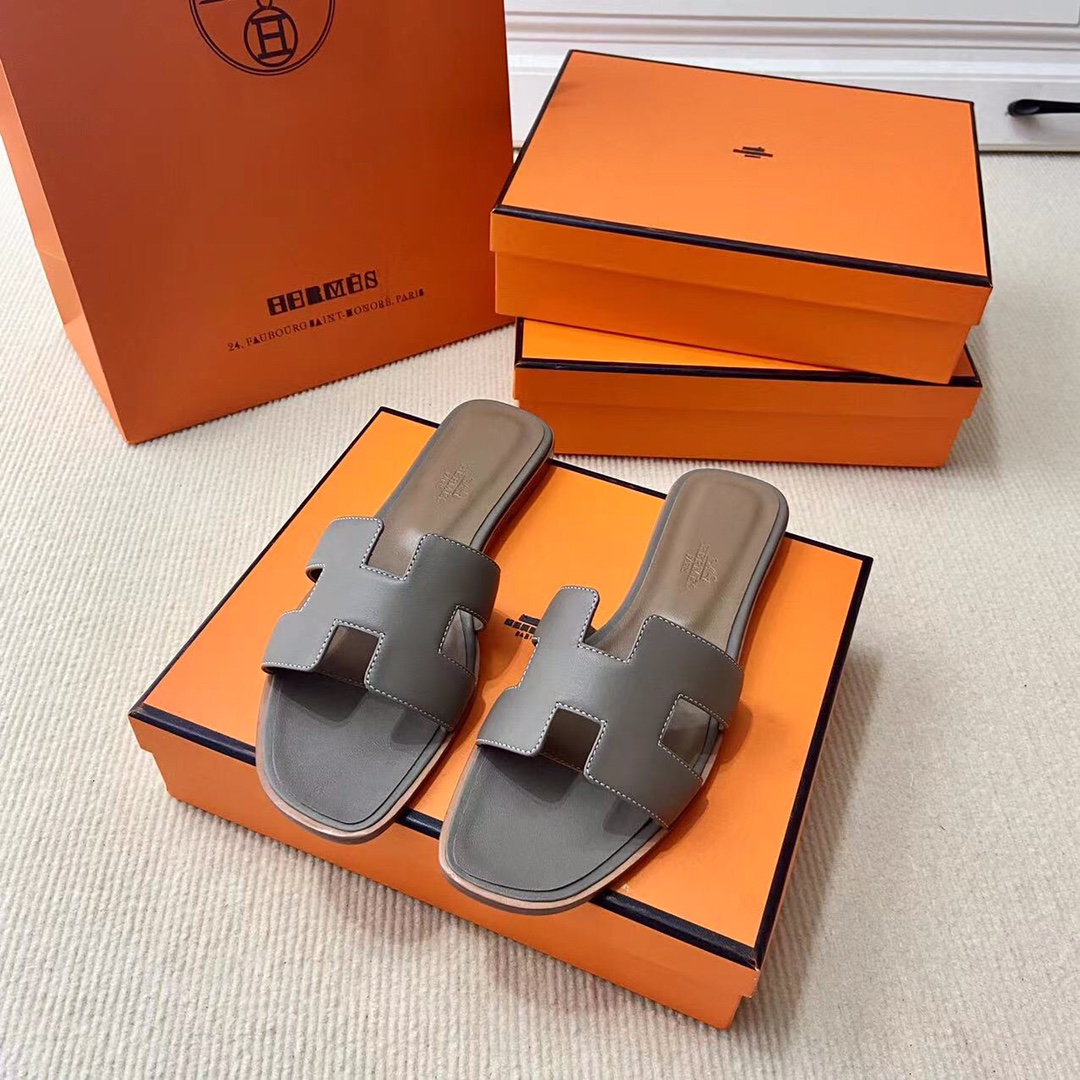 에르메스 올수공 오란 슬리퍼 샌들 앱송 90